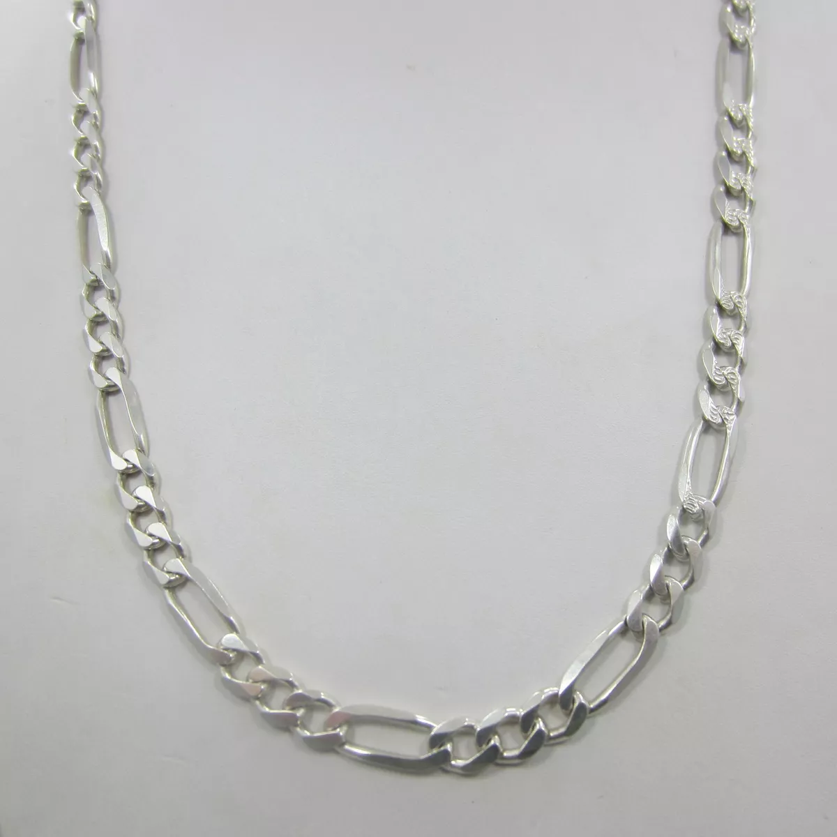 Sterling Silver women link necklace 20 inche 925 Chain Italy