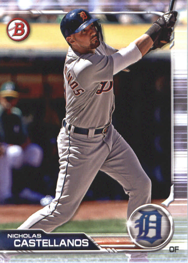 2019 Bowman Baseball  #81 Nicholas Castellanos - Detroit Tigers