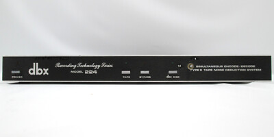 dbx 224 Simultaneous Encode/Decode Type II Tape Noise Reduction