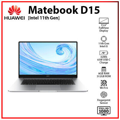 PC PORTABLE HUAWEI MATEBOOK D15 I5 11È GÉN 8GO 512GO SSD – SILVER