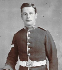 Military CDV Photo British Soldier Middlesex Regiment Hooper Notting Hill London