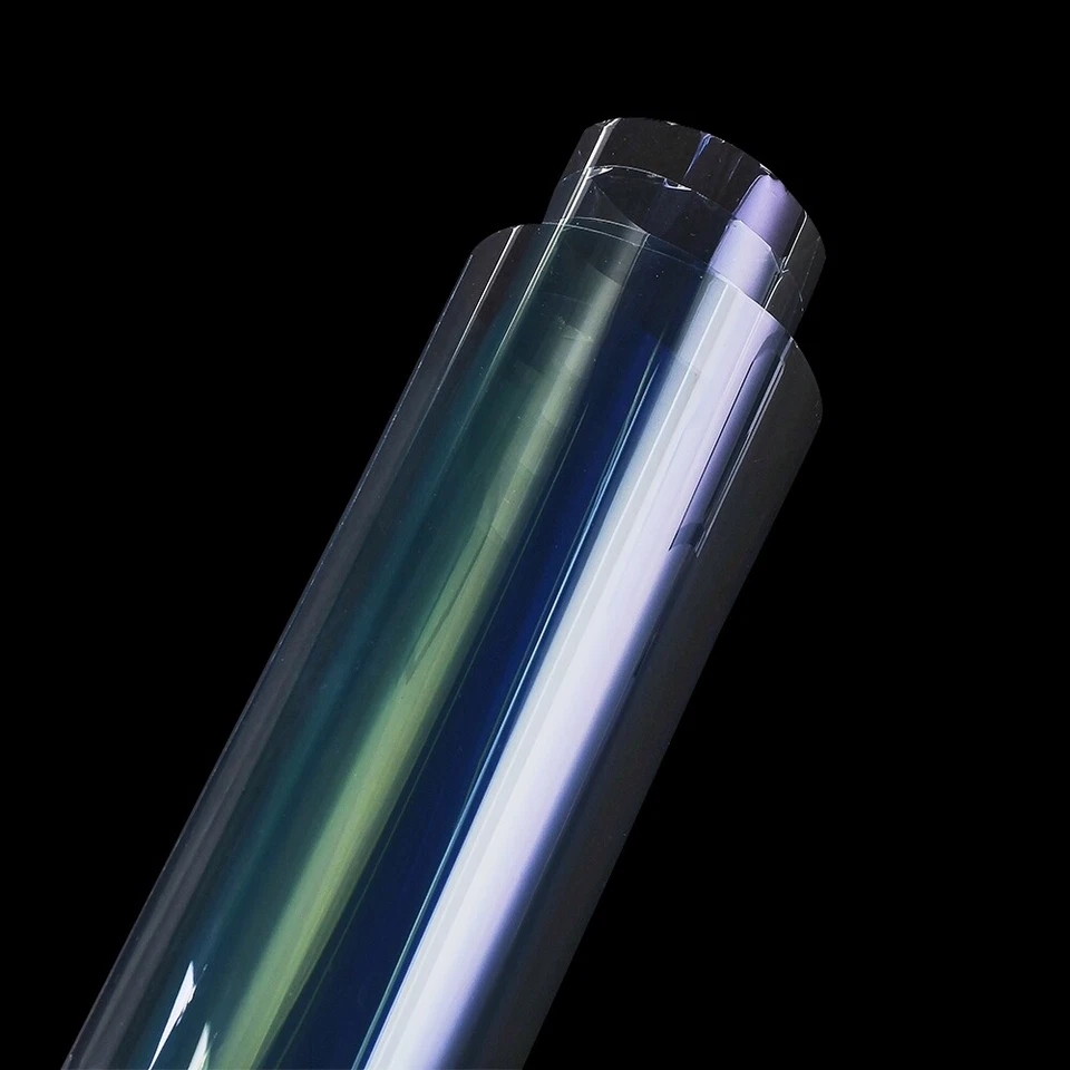 81.6% VLT Chameleon Car Window Film Windshield Tint Blue Sticker Wrap Roll 1M*3M - Image 3 of 4