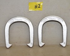 Vintage forged steel US made collectible horseshoe lot Hammer Giant grip H2