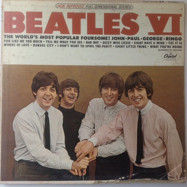 Beatles VI-Original-1965-Capitol-ST2358-Vinyl-Record-LP-Album-USA