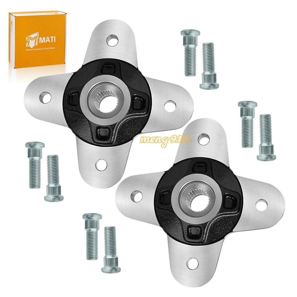 2 Front/Rear Wheel Hub w/Studs for Polaris General 1000 General 4 1000 2016-2025 - Image 2 of 4
