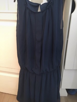 Robe Promod Bleu Taille M - Style évasé, Longueur Genou, Occasion Très Bon état