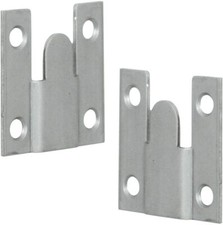 Pack of 10 x Flush Mount Hidden Slide Mirror Frame Headboard Brackets 35mm
