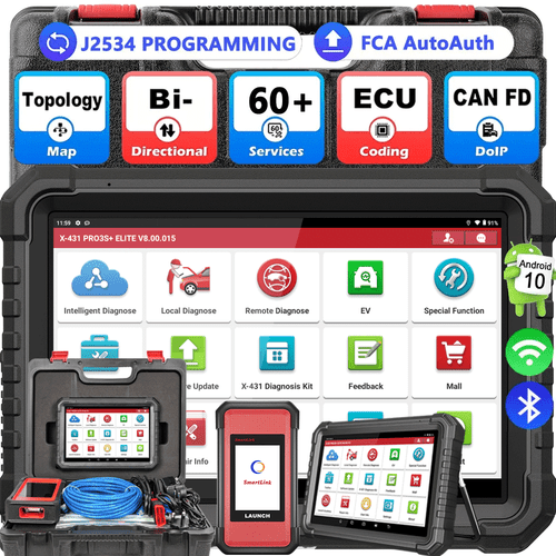 2025 LAUNCH X431 PRO3S+ Elite PRO Car Diagnostic Scanner Tool J2534 Programming - Picture 1 of 14