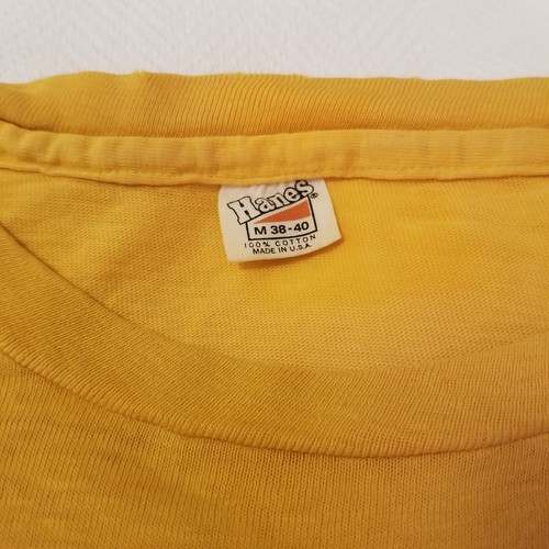 Camiseta vintage años 70 Hanes Phila FOP Lodge #106 masónica de algodón de punta única - Imagen 8 de 8