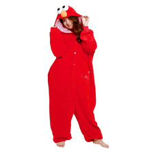 SAZAC Sesame Street Elmo Cosplay Kigurumi Pajamas One Size Costume KOS-075