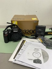 Nikon D3200 24.2MP Digital Camera, Strap, battery w/charger, Manuals, cable READ