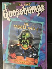 Vintage Goosebumps The Haunted Mask II VHS Halloween Movie Cassette Tape