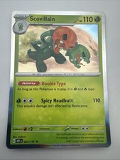 SCOVILLAIN - RARE HOLO - OBSIDIAN FLAMES - POKEMON CARD - 025/197