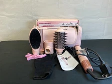 Mescomb HL-3030 Pink 5 In 1 Interchangeable High Speed Hair Dryer Brush