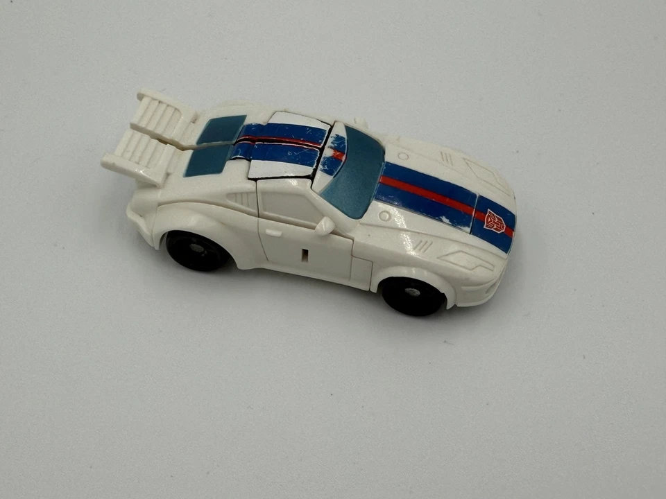 TRANSFORMERS UNIVERSE AUTOBOT JAZZ WHITE SPY CHANGER CAR MINI FIGURE LOOSE - Image 3 of 4