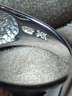 GRP 14K White Gold Triple Row Prong Set Tanzanite Ring 6.85 grams / Size 8 — photo 4