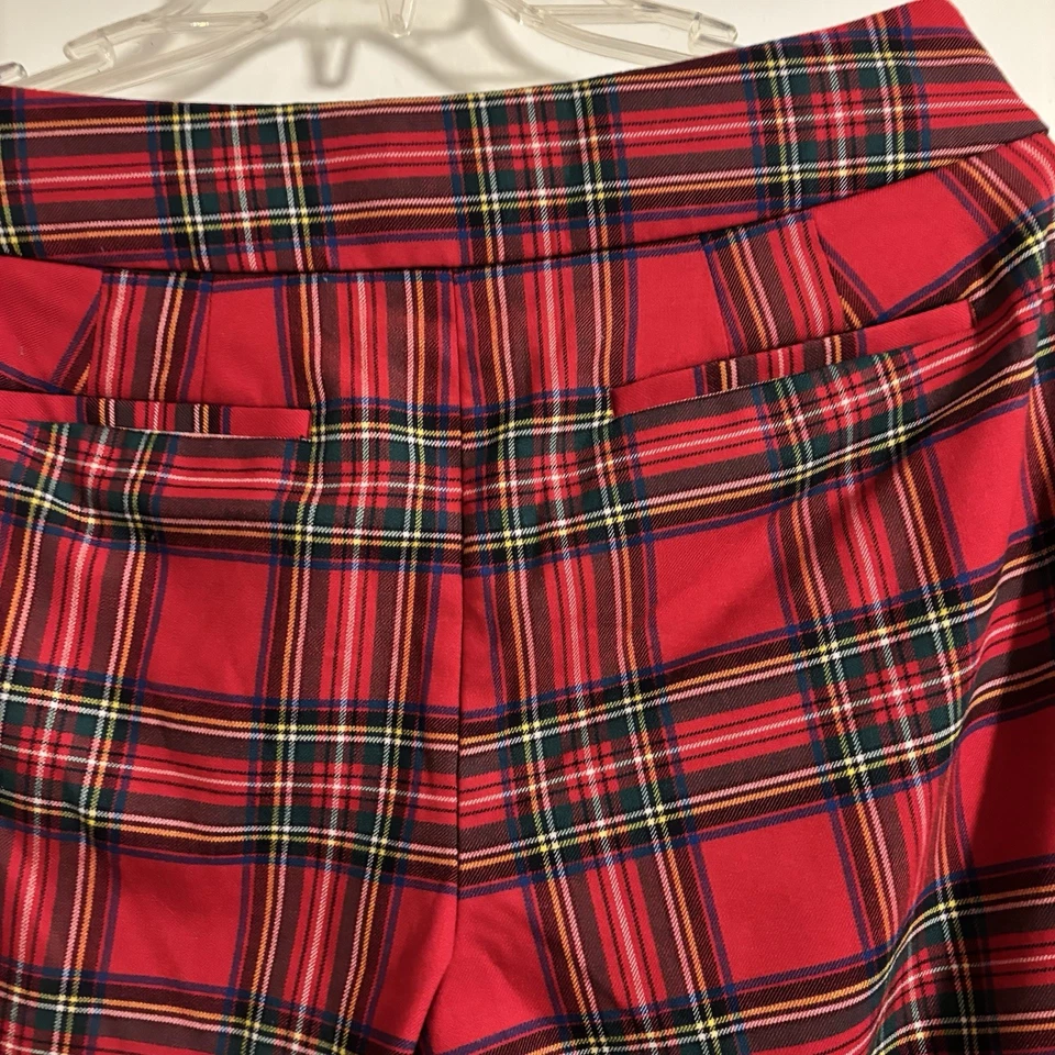 Size 6 Talbots Christmas Plaid Pants - Image 4 of 4