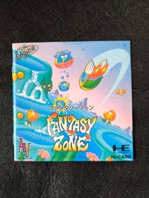 Fantasy Zone PC Engine HuCard with Manual Japan Version used