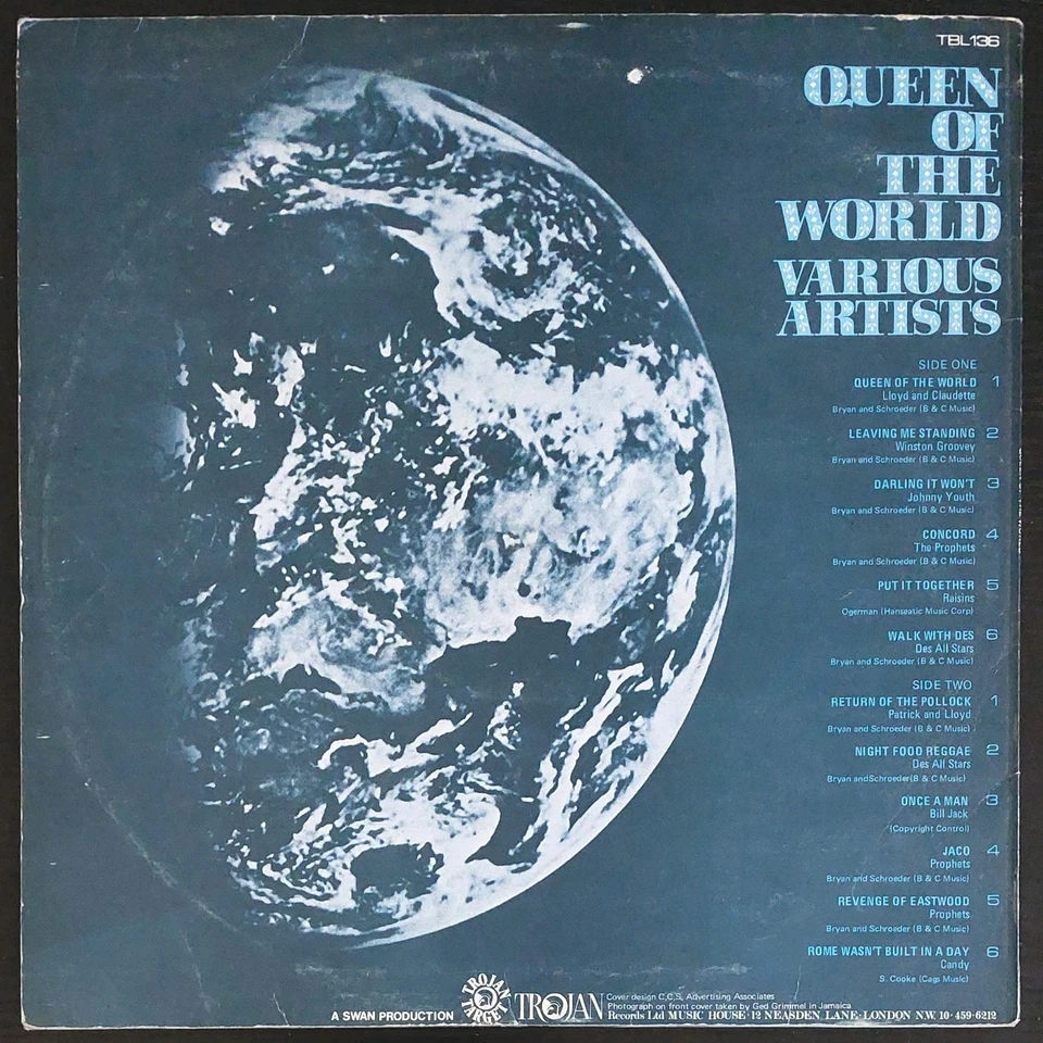 Various Artists "Queen Of The World" UK 1969 Trojan Label 12" 33rpm LP - Image 2 of 4