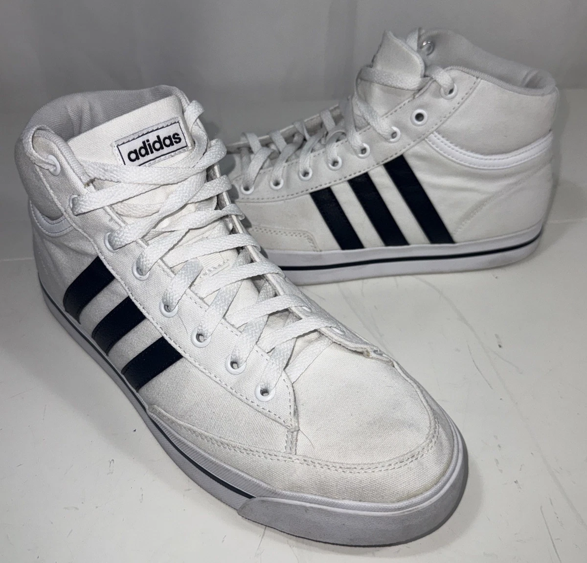 Adidas Retrovulc Mid White Black for sale | eBay