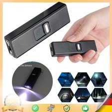 Plasma Elektro Feuerzeug USB Aufladbar Kompakt mit LED Licht & Karabiner Design