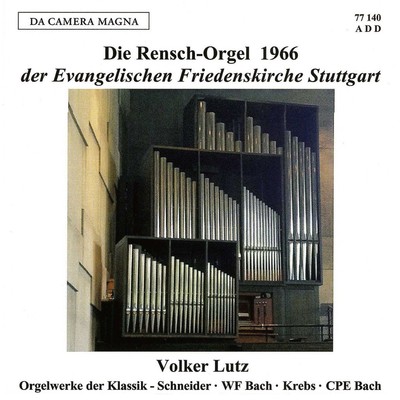 Volker Lutz Bach, W.F./Bach, C.P.E/Krebs/+: Classical Organ Works (CD)