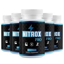 5 Pack Nitrox Pro Capsules for Men NitroxPro Performance Enhancement for Male