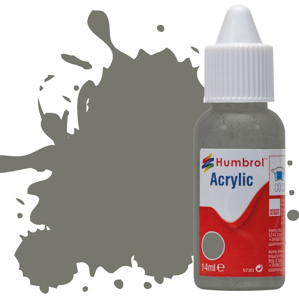Humbrol Dark Slate Grey Matt Acrylic Paint Dropper (224) : 14Ml - Image 4