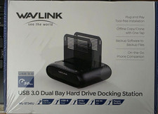 2.5" 3.5" External Hard Drive Enclosure USB3.0 to SATA HDD/SSD Case 2x16TB UASP