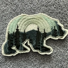 BEAR 2x3 Embroidered Morale Patch Hook Backing Brand New