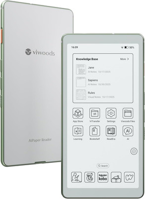 6.13'' Carta1300 Aipaper Reader with 4G Connectivity, Ultra-Thin & Light E Ink E