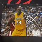 SHAQUILLE O'NEAL SIGNED AUTOGRAPHED 8"X10" PHOTO LOS ANGELES LAKERS with COA