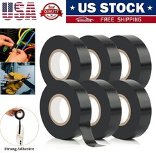 5  Black Electrical Tape Waterproof 33 ft Electric Tape Insulating Wire Wrapping