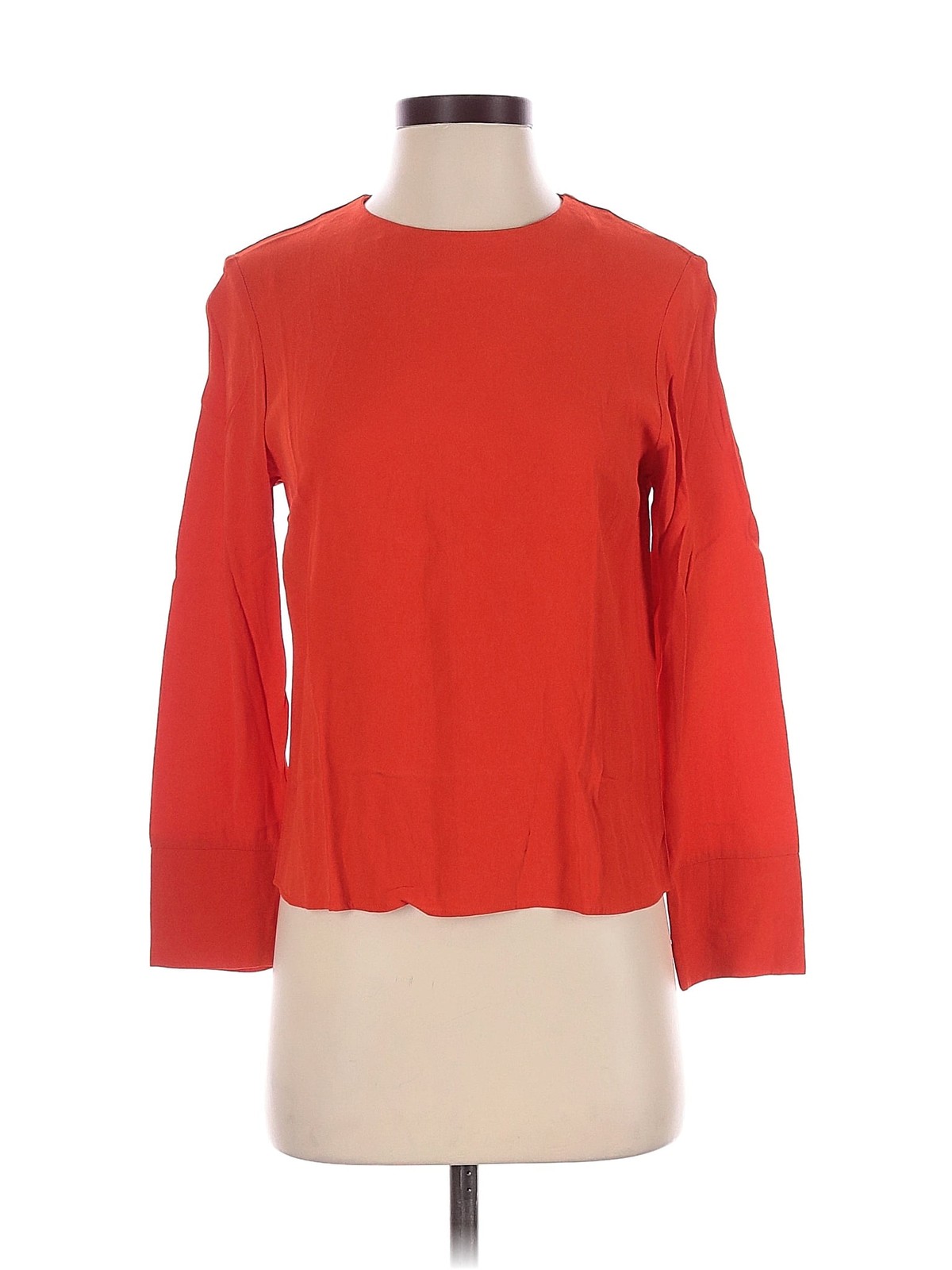 Zara Women Red 3/4 Sleeve Top S
