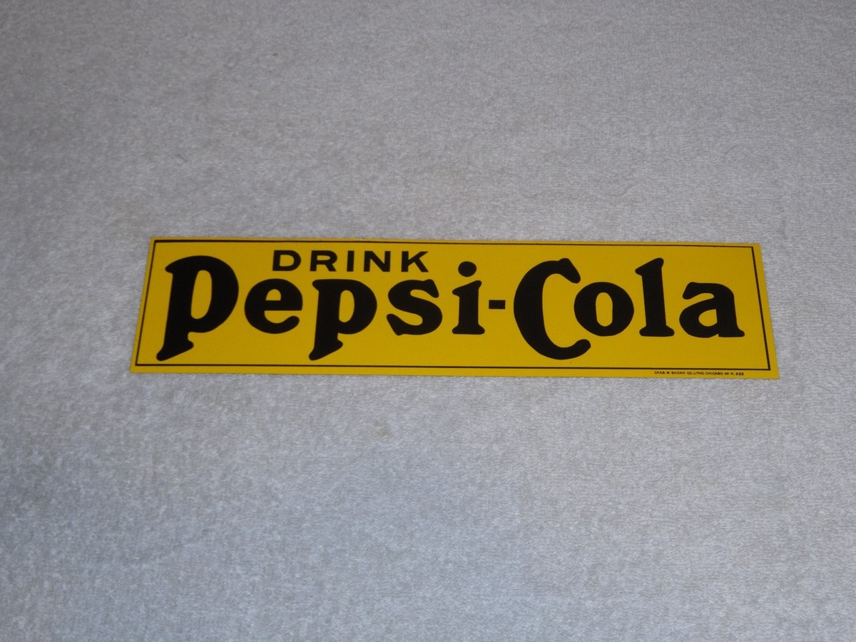 ANTIQUE ORIGINAL DRINK PEPSI COLA 11.5