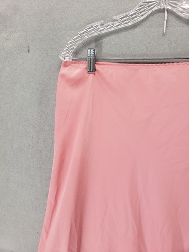 Gonna donna Asos Design 14 rosa 100% poliestere pull on raso vestibilità casual midi - Foto 2 di 19