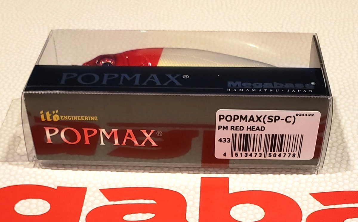 【超希少】Megabass POPMAX （SP-C） PM RED HEAD WOW Megabass POP MAX 