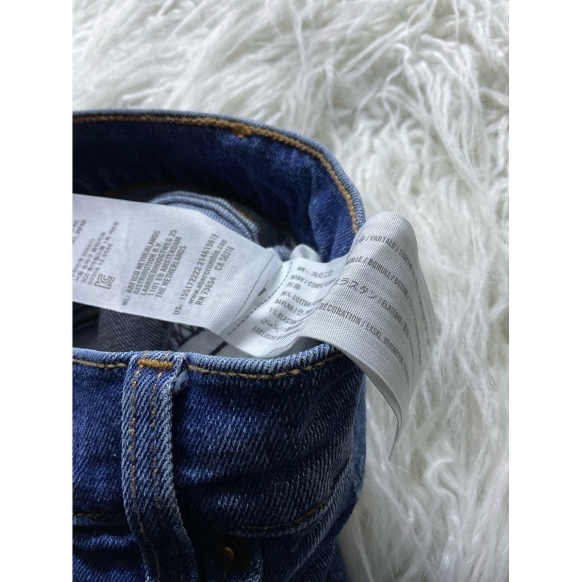 Abercrombie The Ankle Straight Ultra High Rise Jeans View 3