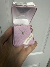 Mickey Mouse .925 Sterling Silver Necklace Disney Park Authentic 17" Gift Boxed  