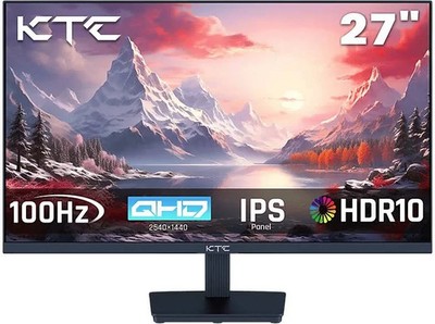 KTC H27T27 Gaming-Monitor, 27-Zoll 2560 x 1440 100 Hz NEU OVP