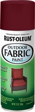 Rust-Oleum 358831 Outdoor Fabric Spray Paint, Dark Red, 12 Oz (Pack of 1)