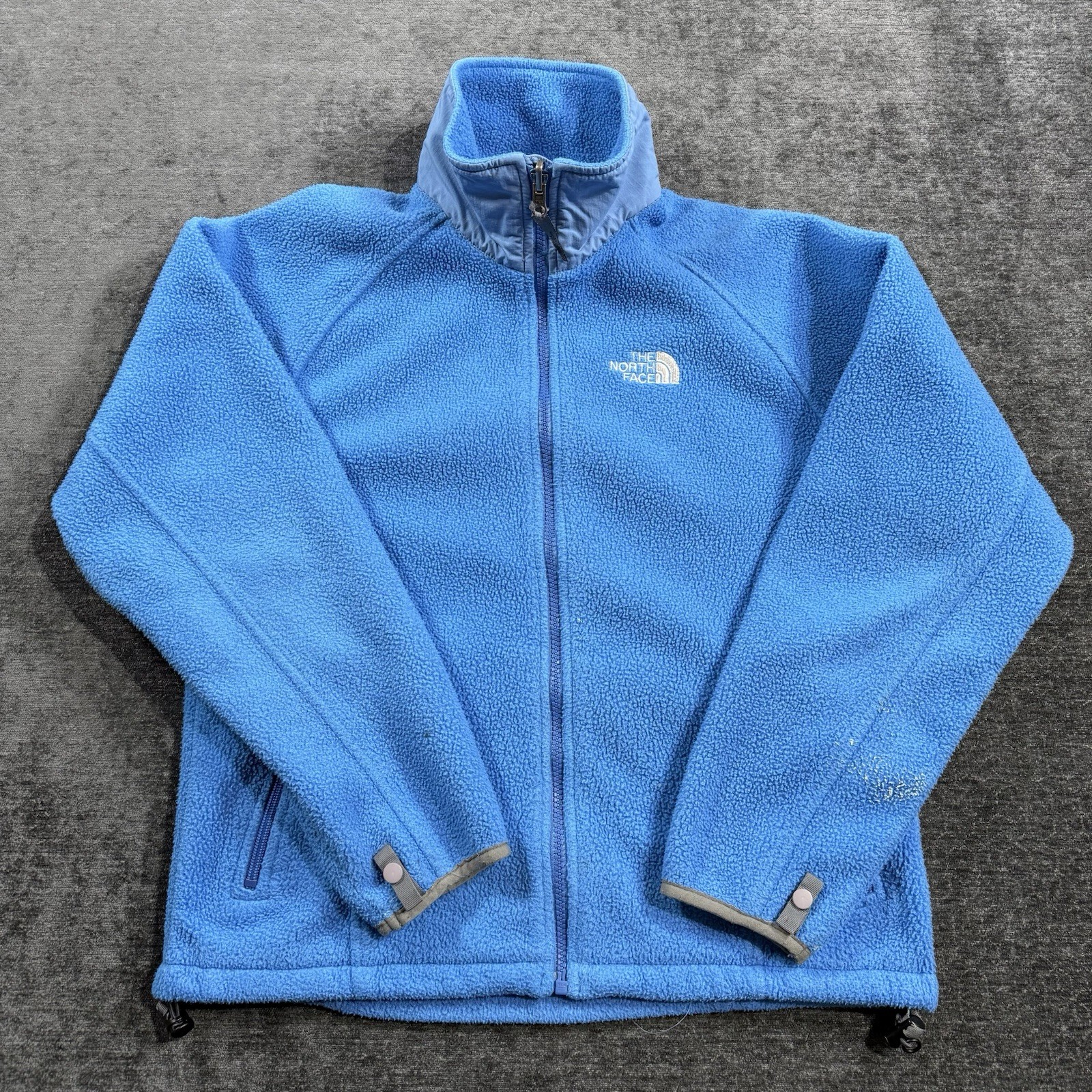 The North Face Polartec Fleece Jacket Women’s Size S Small Blue Full Zip Outdoor