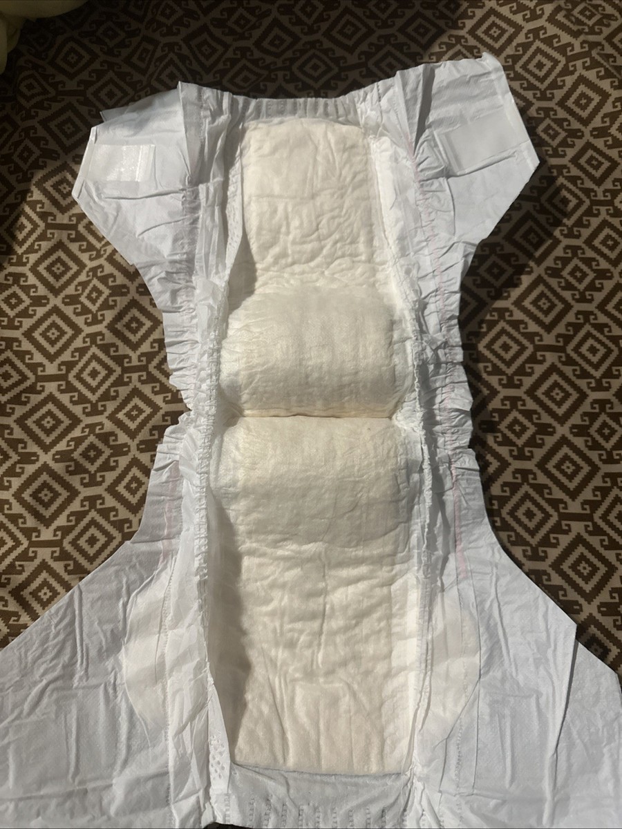 Sample Of 1 1993 Pampers Phases Girls XL Vintage Plastic Diaper