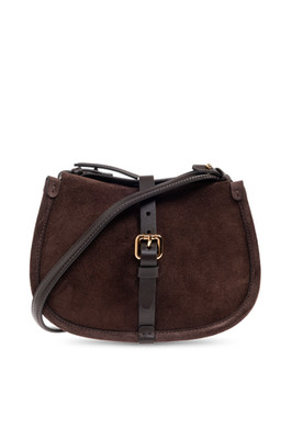 ETRO Pony Small Brown Suede Shoulder Bag New & Authentic