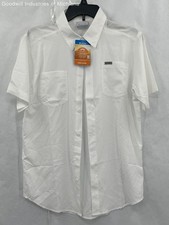 Columbia NWT Men's White Short Sleeve Shirt Sz S