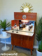 Vintage Retro 50s 60s RIVINGTON of LONDON Home Cocktail Drinks Cabinet Bar