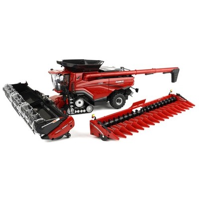 ERTL 1/32 Case IH AF11 Tracked Combine with 2 Heads, Introduction Edition 44346