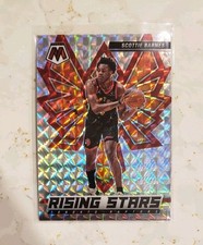 2021-22 Mosaic Scottie Barnes Toronto Raptors Rising Stars Silver Prizm RC #9