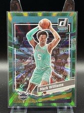 2023-24 Panini Donruss GREEN Laser Mark Williams #125 Charlotte Hornets