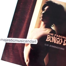 STUNNINGLY BEAUTIFUL COVER 1964 ORIGINAL BONGOS VINTAGE VINYL LP CHEESECAKE JAZZ